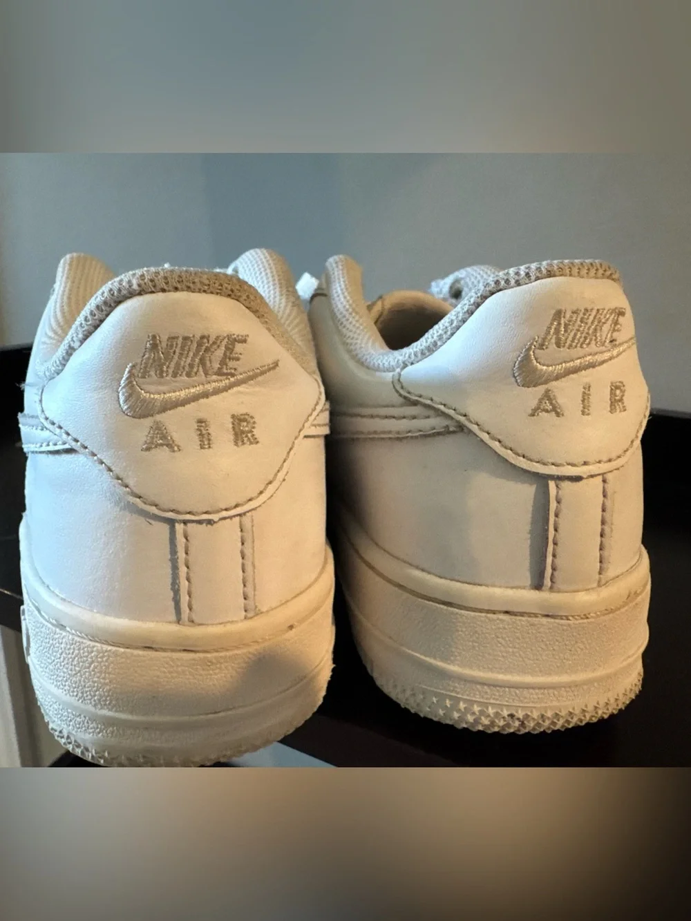 Nike AF1 5.5Y white leather Air Force 1 youth size 5.5 (missing insoles)